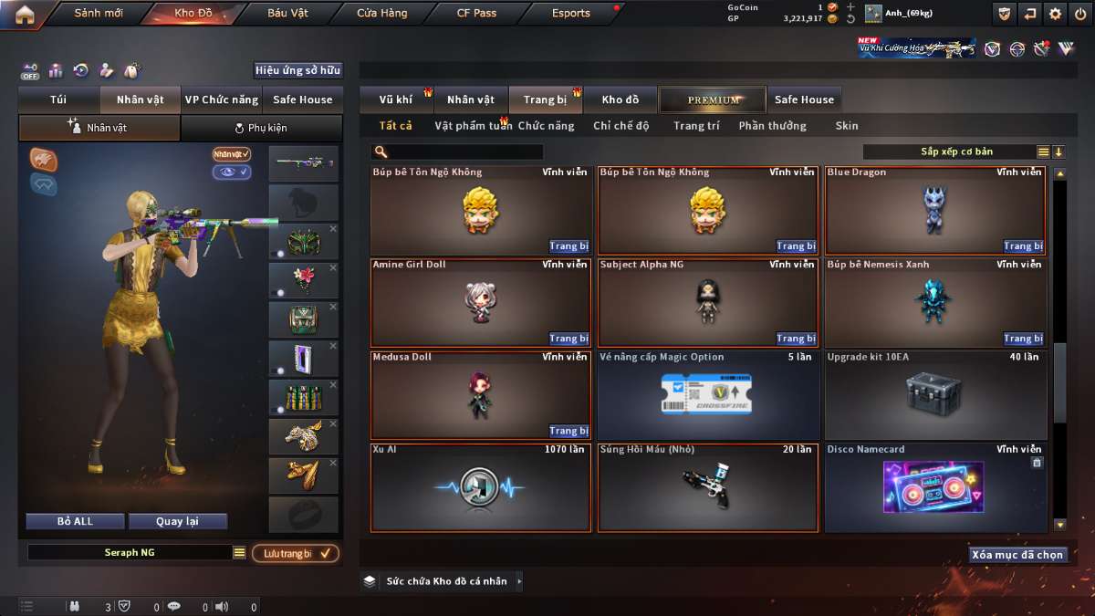 shop acc cf uy tin gia re